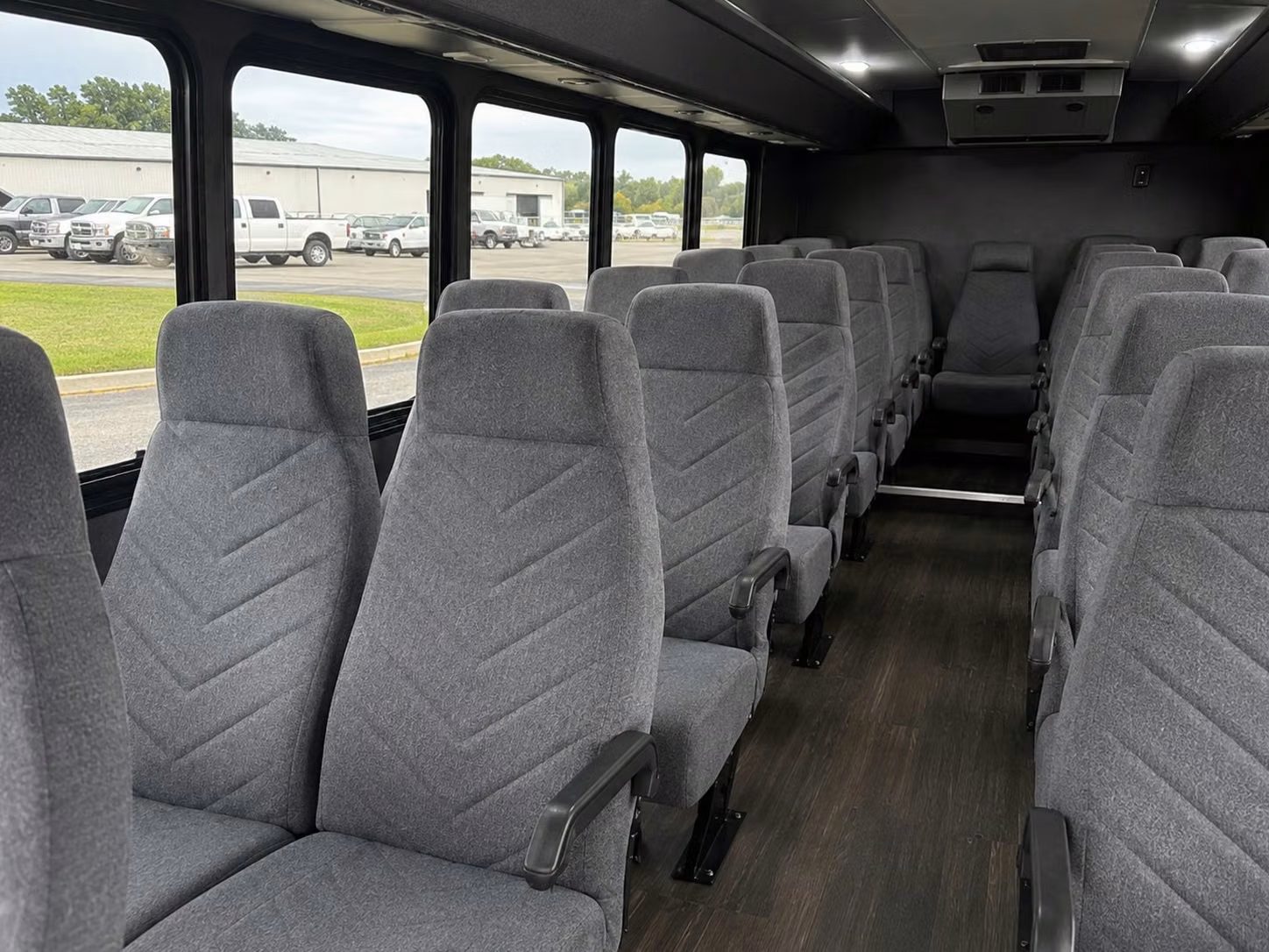 15 passenger minibus inside