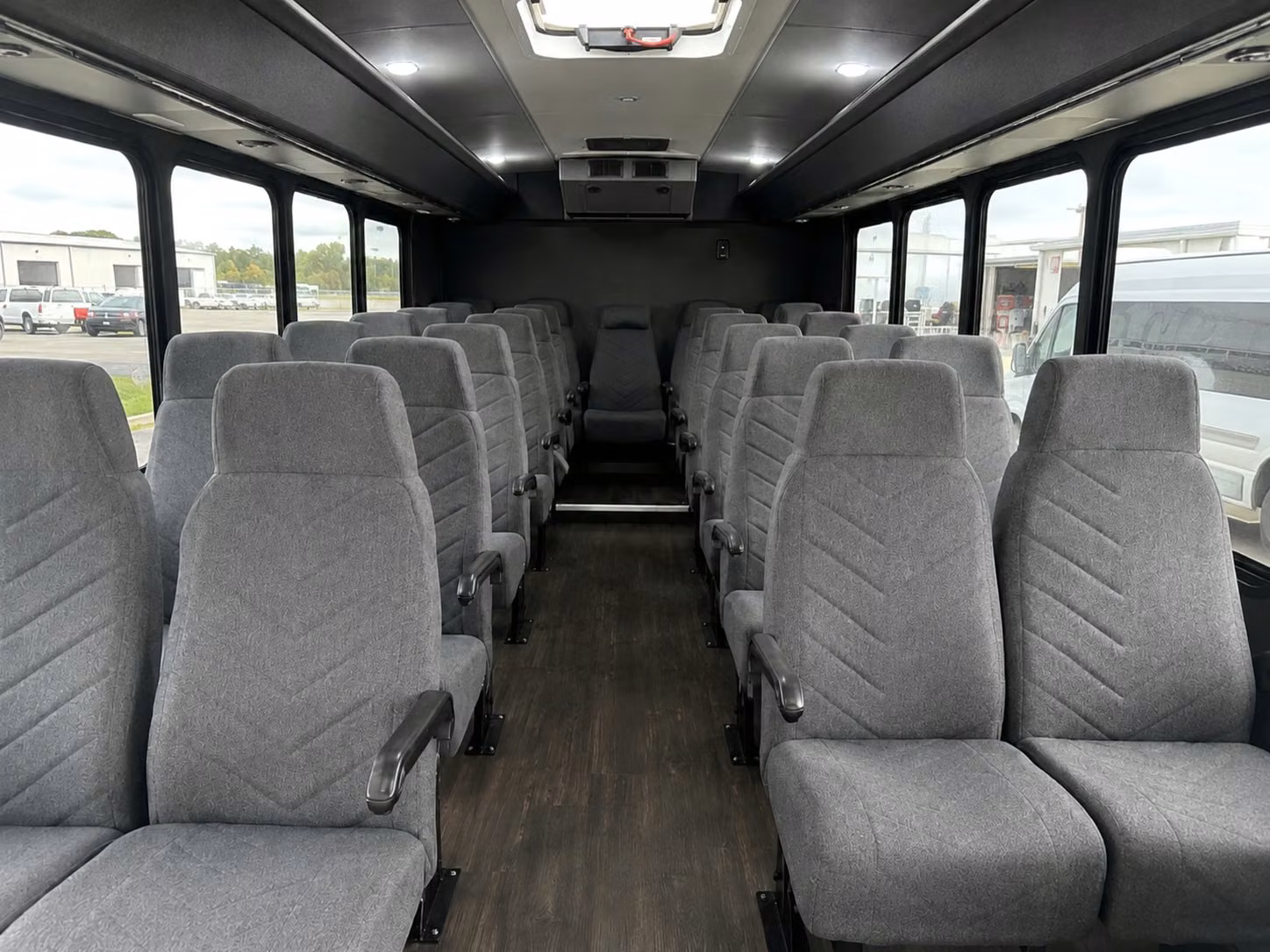 15 passenger minibus interior