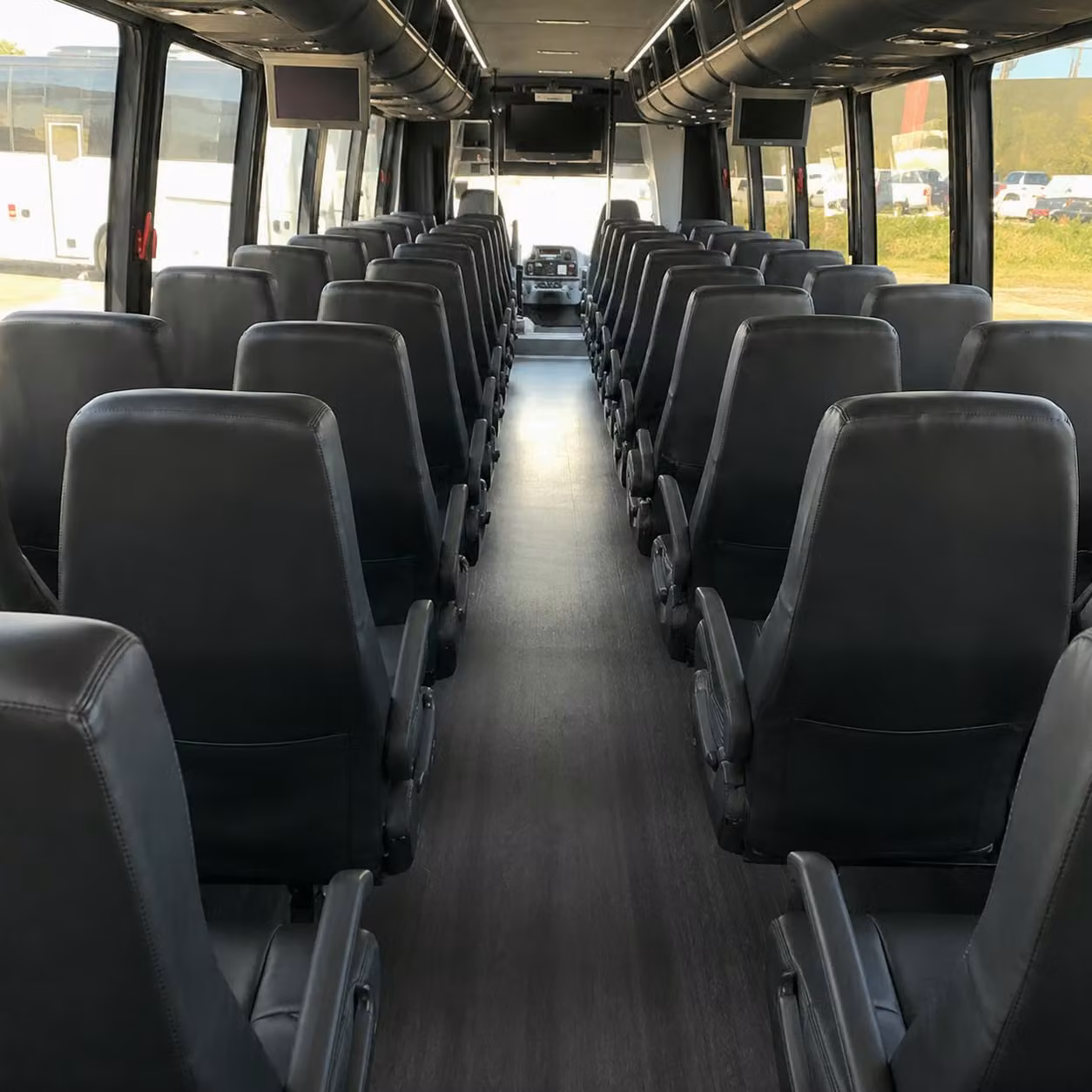 28 passenger minibus interior